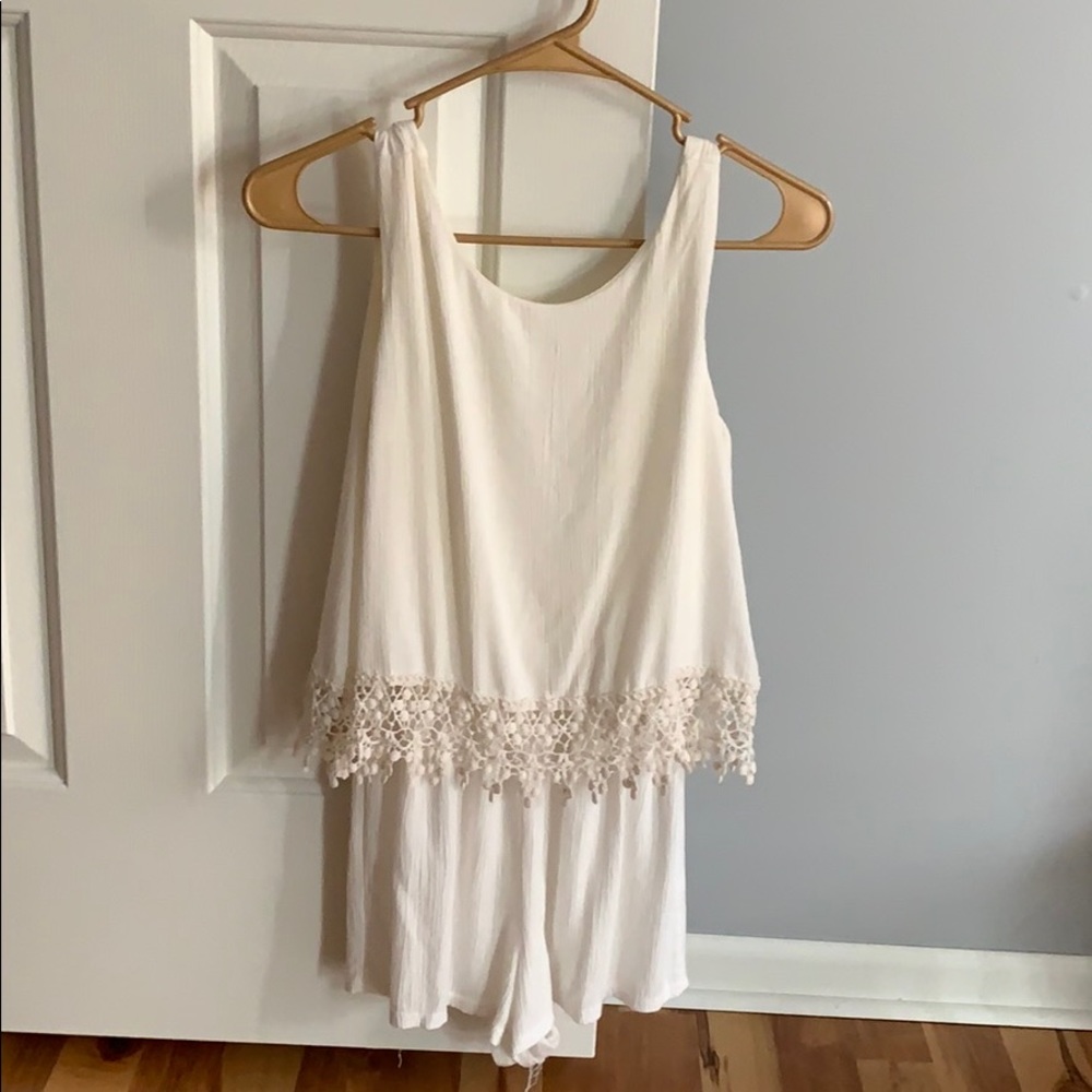 OPEN BACK ROMPER WORN ONCE